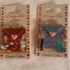 Disney Love Letters Limited Edition Pins